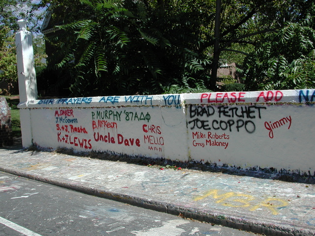 the University of Virginia bridge after September 11