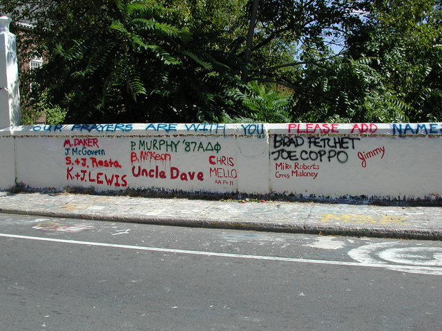 the University of Virginia bridge after September 11