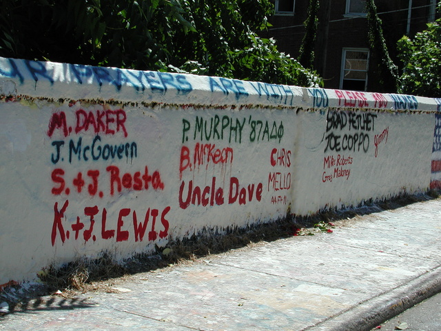 the University of Virginia bridge after September 11