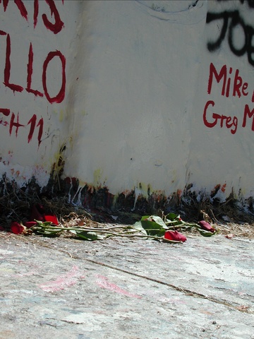 the University of Virginia bridge after September 11