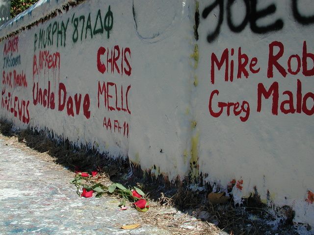 the University of Virginia bridge after September 11